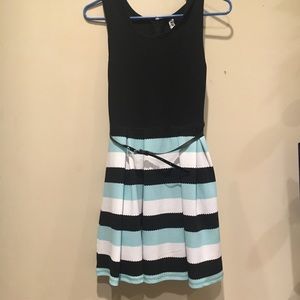 Formal Striped Dress